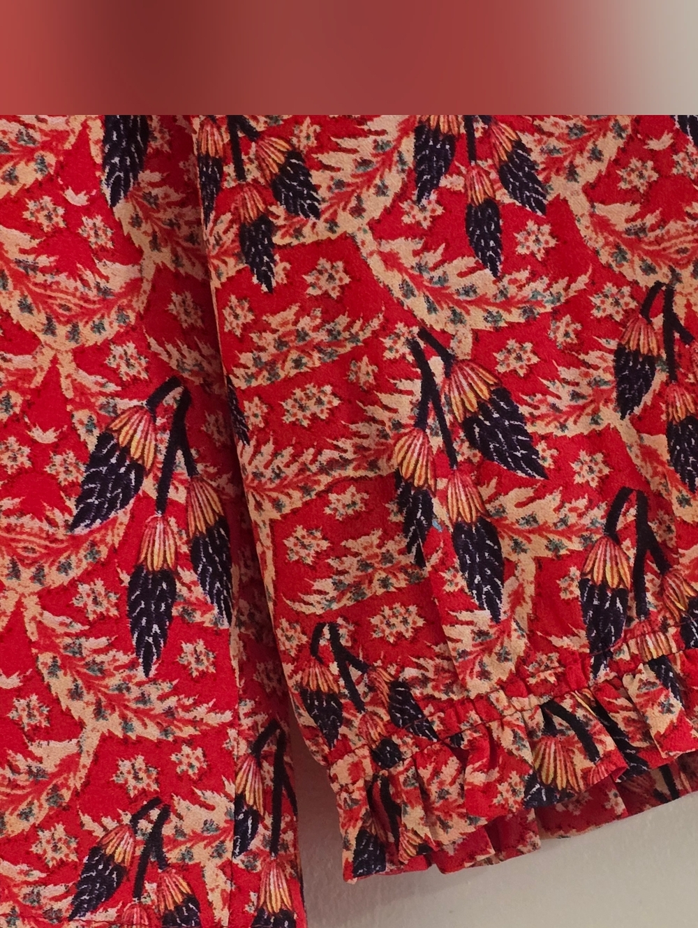 See U Soon Long Sleeve Floral Blouse - Picture 4 of 10